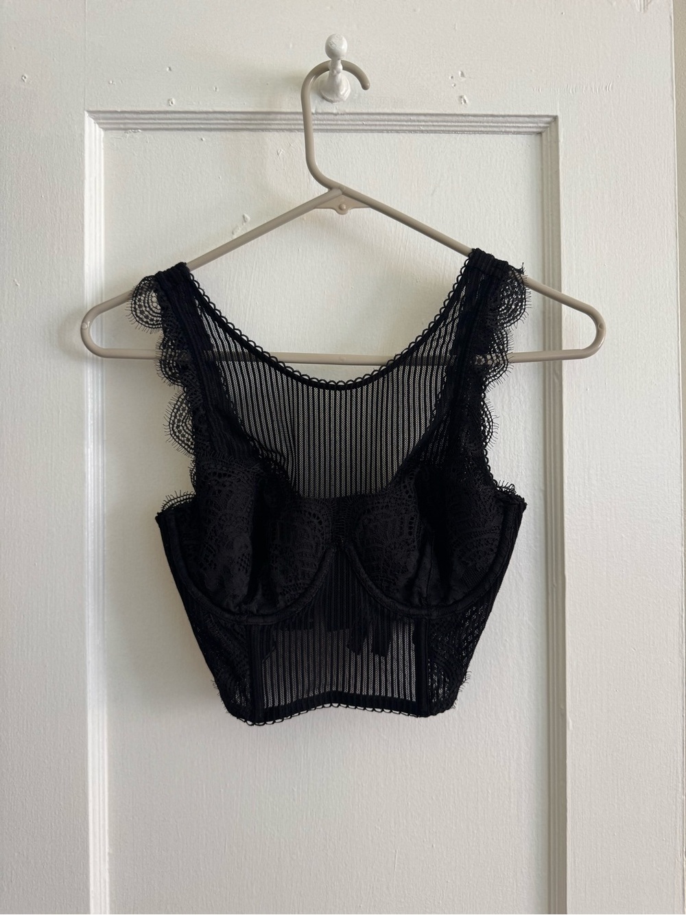 Victoria's Secret Black Lace Underwire Bralette